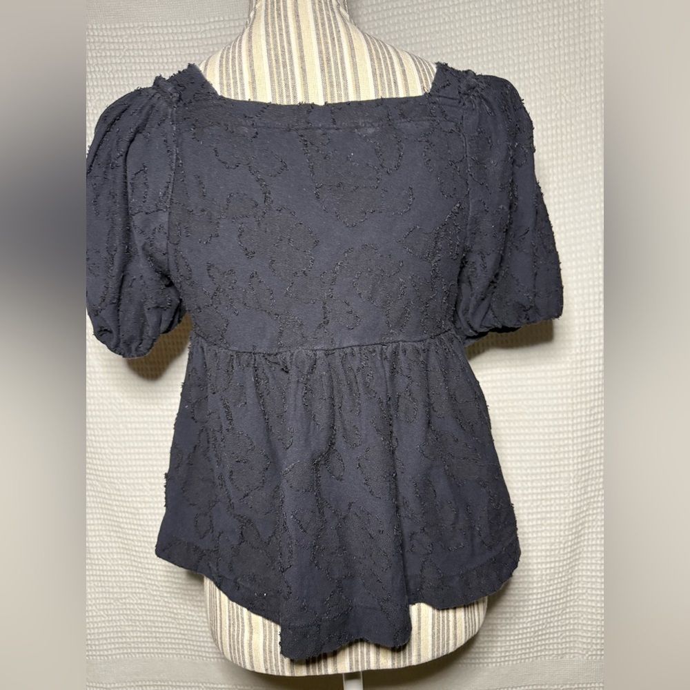 Anthropologie Maeve Batia textured babydoll blouse Size XS - Picture 5 of 12